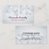 Schwarz-Weiß-Zickzack-Hexagonal-Chic Visitenkarte (Vorne/Hinten)