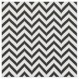Schwarz-Weiß-Zickzack Stoff