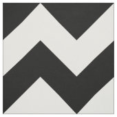 Schwarz-Weiß-Zickzack Zigzag-Fabrik Stoff (Muster)
