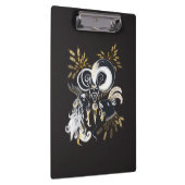 Schwarz-Weiß-Ziegenfarbe Klemmbrett (Rechts)