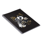 Schwarz-Weiß-Ziegenfarbe Notizblock (Rechte Seite)