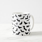 Schwarz-Weiß-Ziegenfliege Kaffeetasse (VorderseiteRechts)