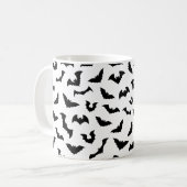 Schwarz-Weiß-Ziegenfliege Kaffeetasse (Vorderseite Links)
