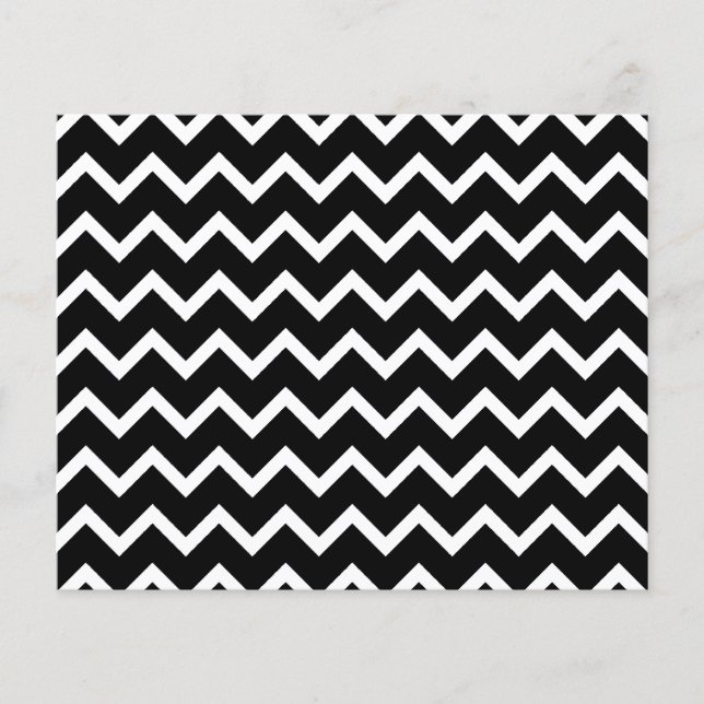 Schwarz-Weiß Zig Zag Muster. (Vorderseite)