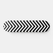 Schwarz-Weiß-ZigZag 1 Skateboard (Horizontal)