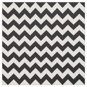 Schwarz-Weiß-Zigzag-Muster, Zickzack Muster Stoff