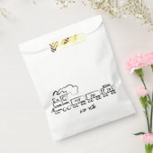 Schwarz-Weiß-Zug Upsherin Fvor-Flaggen Geschenktütchen (Versiegelt)