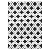 Schwarz-Weiß-Zwischenablage Klemmbrett (Rückseite)