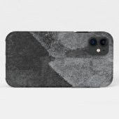 Schwarz-weiße abstrakte Malerei Case-Mate iPhone Hülle (Rückseite (Horizontal))