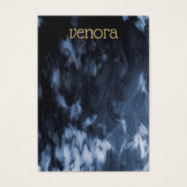 Schwarz-weiße Abstrakte Ohrensichtkarte