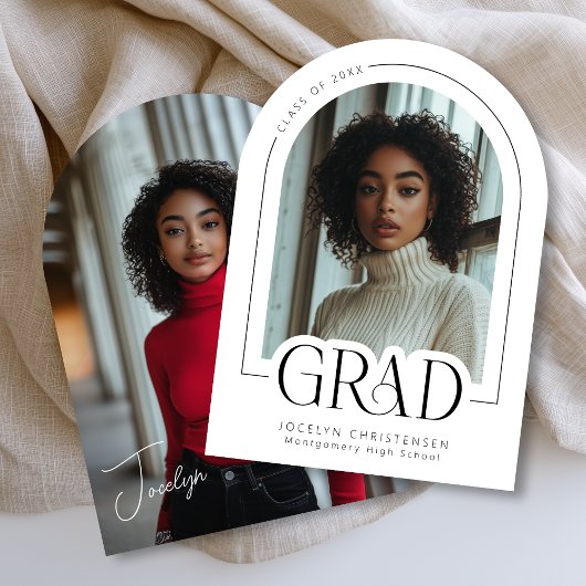 Schwarz-weiße Ankündigung von Minimal Grad Foto