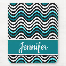 Schwarz-weiße Aquamarine, fette Streifen