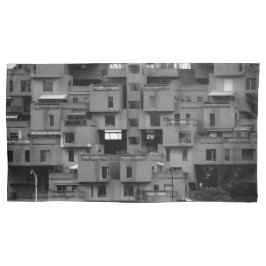 Schwarz-weiße Architektur Kissenbezug