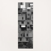 Schwarz-weiße Architektur  Yogamatte (Vorderseite)