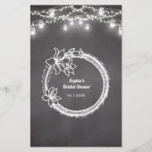 Schwarz-weiße Beratung für Bride Mason Jar Card (Rückseite)