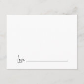 Schwarz-weiße Beratung und Wünsche Math Graduate Begleitkarte (Rückseite)