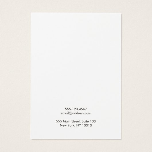 Schwarz-weiße Bläserhörkarte (Rückseite)