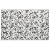 Schwarz-Weiße Blumige Rebe Stoff (Fat Quarter (45,7 x 55,9 cm))