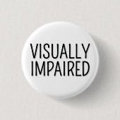 Schwarz-weiße Buchstaben, optisch behindert Button (Vorderseite)