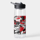 Schwarz-weiße Camouflage Camelbak Wasser Flasche (Rechts)