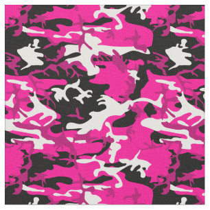 Schwarz-weiße Camouflage Stoff