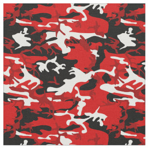 Schwarz-weiße Camouflage Stoff