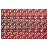Schwarz-weiße Camouflage Stoff (Fat Quarter (45,7 x 55,9 cm))