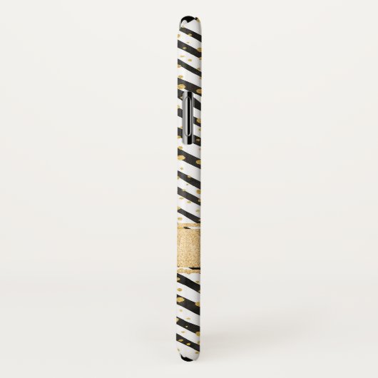 Schwarz-weiße Case Mate Barely There iPhone X Fall (Hinten/Rechts)