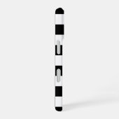 Schwarz-weiße Checkbox iPhone 16 Hülle (Rechte Seite)