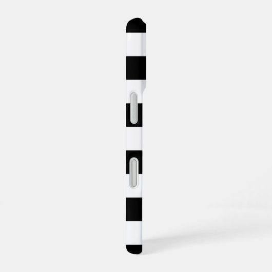 Schwarz-weiße Checkbox iPhone 16 Hülle (Rechte Seite)