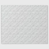 Schwarz-weiße Chevron-Zickzack-Streifen Geschenkpapier (Flach)