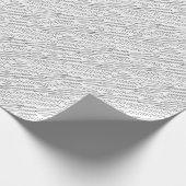Schwarz-weiße Chevron-Zickzack-Streifen Geschenkpapier (Ecke)