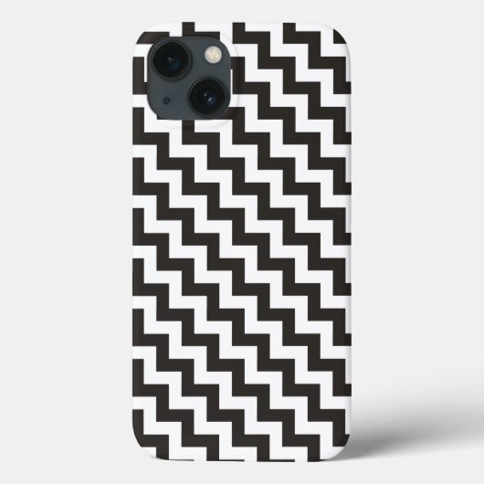 Schwarz-weiße Chevrons Samsun Galaxy Hinweis 4 Fal Case-Mate iPhone Hülle (Rückseite)