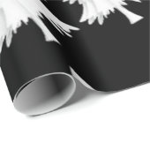 Schwarz-Weiße-Christbäume-Geschenkpapier Geschenkpapier (Rolleneckpunkt)