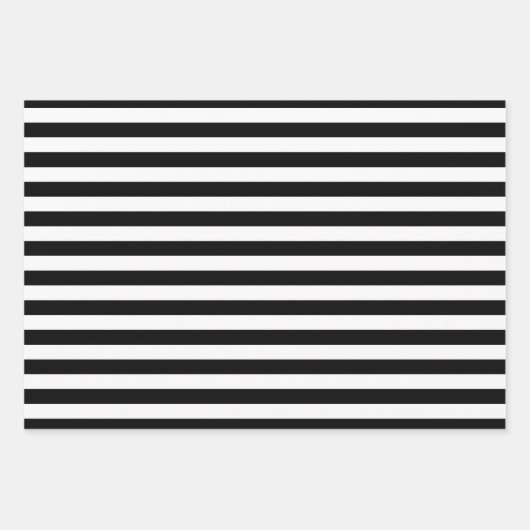 Schwarz-weiße Collage Monogram Geschenkpapier Set (Vorderseite 3)