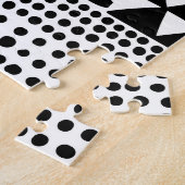 Schwarz-weiße Doodle: ethnisch nahtlos Puzzle (Seite)