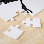 Schwarz-weiße Elefantenbilder Puzzle (Seite)