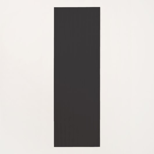 Schwarz-weiße elegante botanische Tropenzweig Yogamatte (Rückseite)