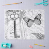 Schwarz-weiße Entkopplung der Schmetterlingschlüss Seidenpapier (Basteln)