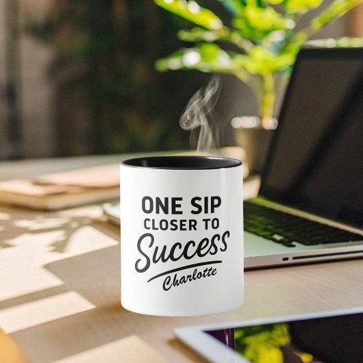 Schwarz-weiße Erfolgsquote Tasse