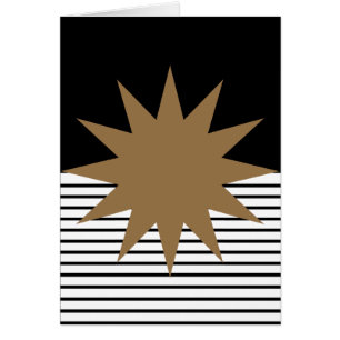 Schwarz-weiße Farbkombination und Braun