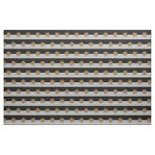 Schwarz-weiße Farbkombination und Braun Stoff (Yard (91,4 cm))