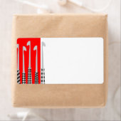 Schwarz-weiße Farbkronenhaken (Insitu)