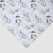 Schwarz-weiße Folien auf Blue Tint Baby Boy Dusche Seidenpapier (Ausschnitt)