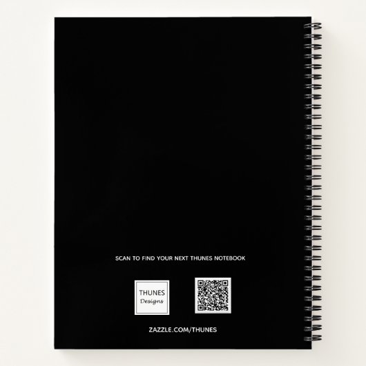 Schwarz-weiße Foto-Collage Notizblock (Rückseite)