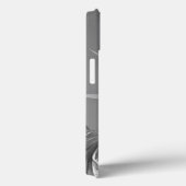 Schwarz-weiße Freiheitsstatue Case-Mate iPhone Hülle (Rückseite / Rechts)