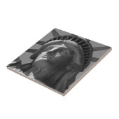 Schwarz-weiße Freiheitsstatue Nah Up Foto Fliese (Seite)