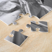 Schwarz-weiße Freiheitsstatue Puzzle (Seite)