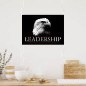 Schwarz-weiße Führung Feelless Eagle Poster (Küche)