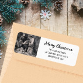 Schwarz-weiße Geburt Christlich katholische Weihna